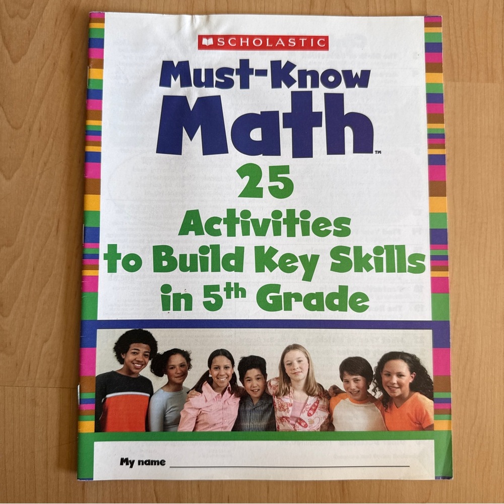 NEW Scholastic Must-Know Math: 25 Activities to Build Key Skills in 5th Grade